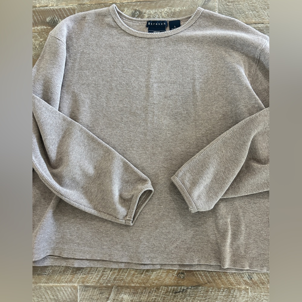 đź’ĄBOGOđź’Ą Latte Brown Sonoma Crew Neck Sweater - Picture 5 of 5